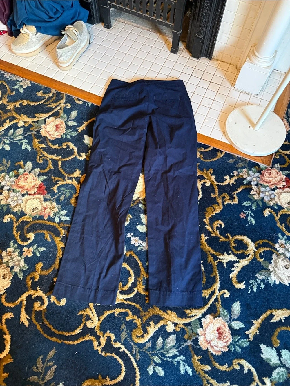 J. Crew Navy ‎ Sailor Pants with Gold Buttons- worn a few times- good shape